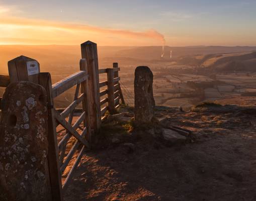 Hope Cement Works at Dawn