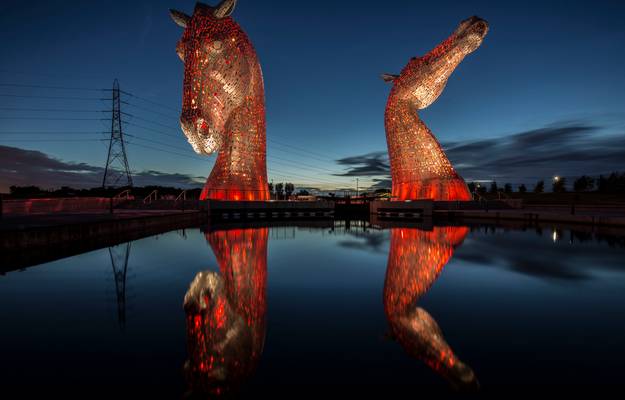 The Kelpies .