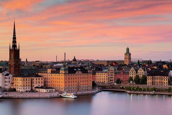Gamla Stan Sunset - Stockholm, Sweden