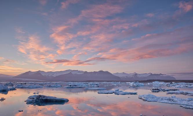 Jokulsarlon Sunset - Iceland