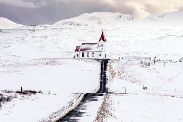Ingjaldshólskirkja Church, Snaefellsnes Peninsula, Iceland
