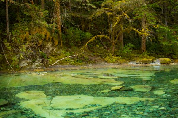 Three Pools in the Opal Creek Wilderness area, Oregon