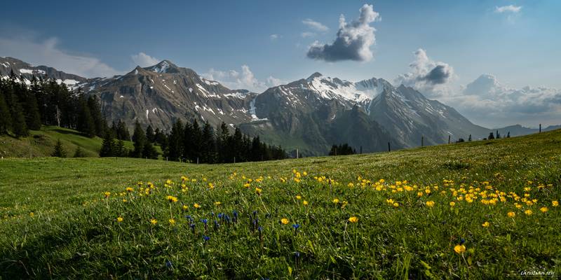 View from Glaubenbielen on Brienzer Rothorn