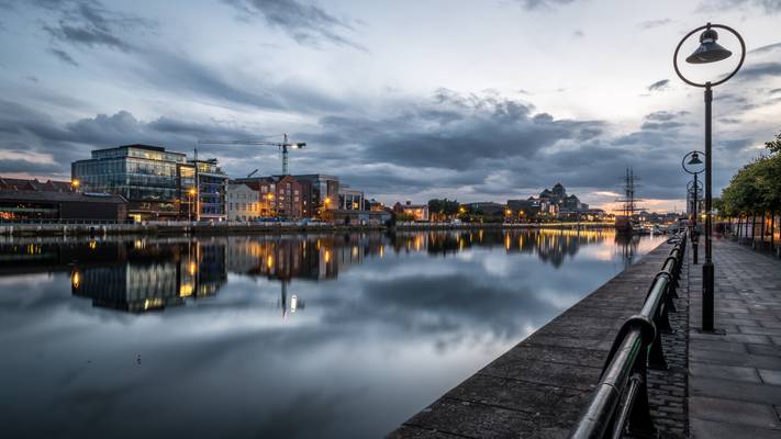 North Wall Quay - Dublin, Ireland - Cityscape photography