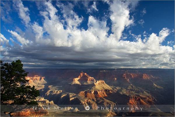 Clouds above the Grand Canyon