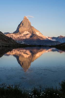 Matterhorn and Riffelsee, morning (explored)