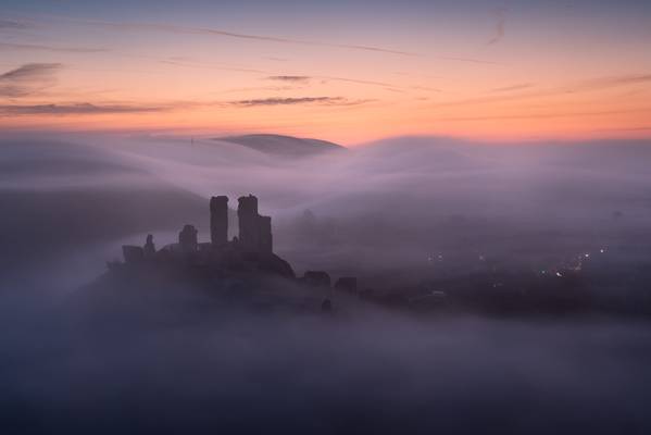 Blue Hour Corfe Mist