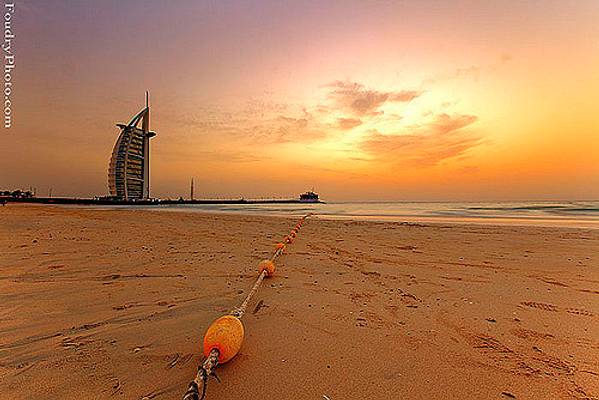 Burj alarab Beach - 7 Stars hotel