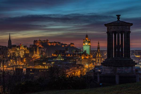 Sunset from Calton Hill