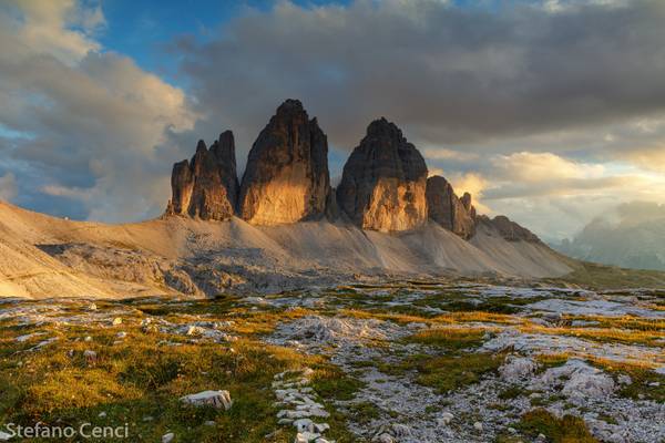 Sunset on Tre Cime