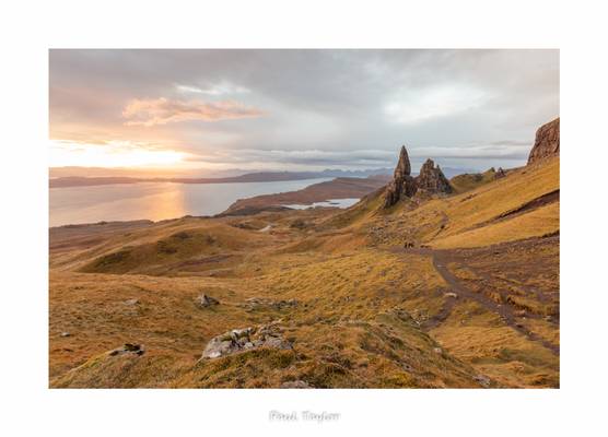 First Light Over the Old Man of Storr