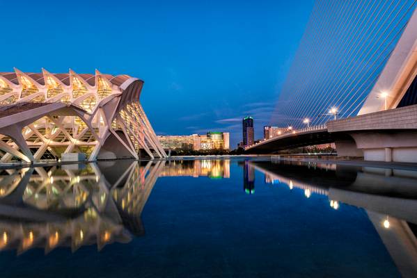 Blue hour in Valencia