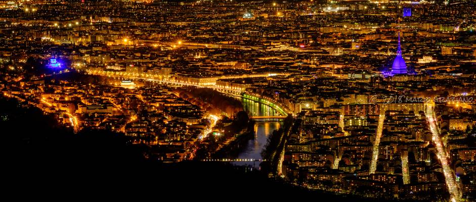 Turin by night