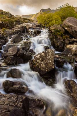 Waterfall at Cwm Idwal #2, Snowdonia, North Wales