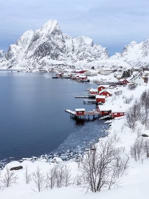 Winter Wonderland, Reine, Lofoten, Norway