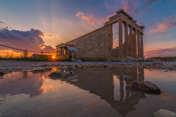 Sunset in Acropolis