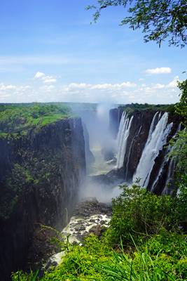 Zambezi River canyon below Victoria Falls