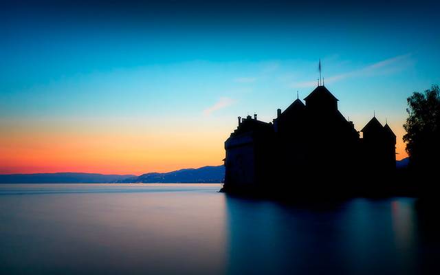 Soir à Chillon