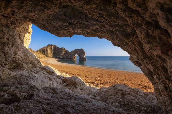 Cave View of Durdle Door, Dorset
