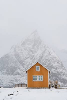 The Yellow Hut of Sakrisøy