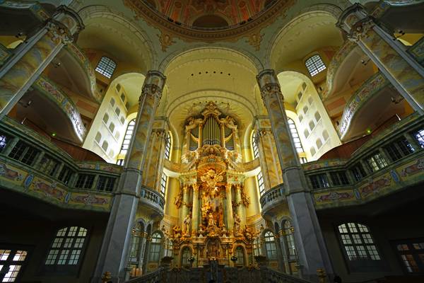 Frauenkirche interior, Dresden