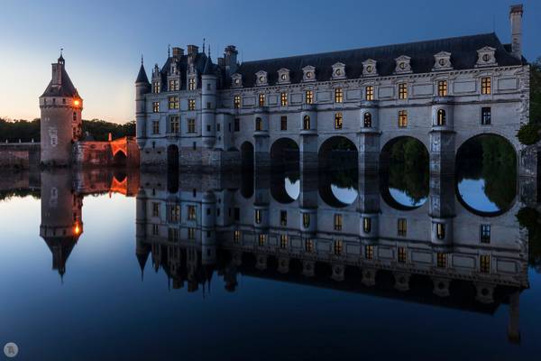 Chenonceau at blue hour [FR]