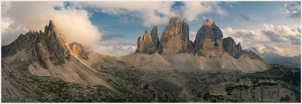 Evening in the Dolomites