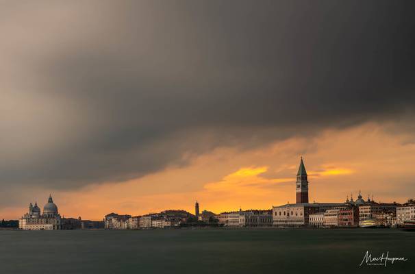 Spectacular, stormy skies above Venice