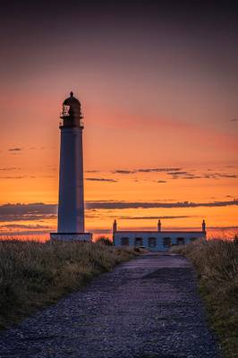 Barns Ness Lighthouse at Sunrise