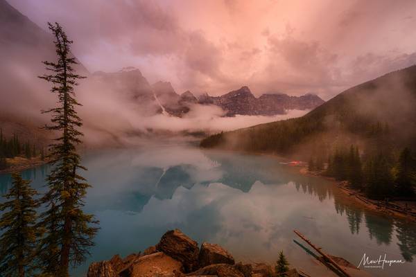 Moraine Lake sunset