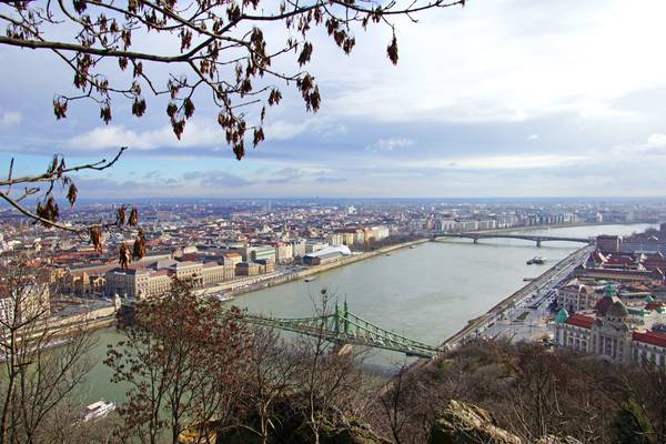 SE view from Citadella, Budapest