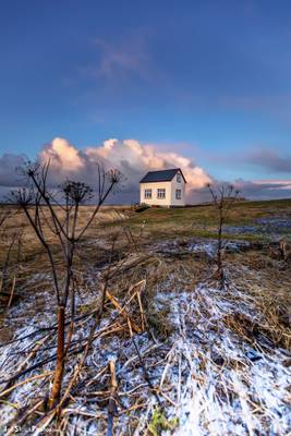 The Old schoolhouse Norðurkot in Vatnsleysuströnd - Iceland.