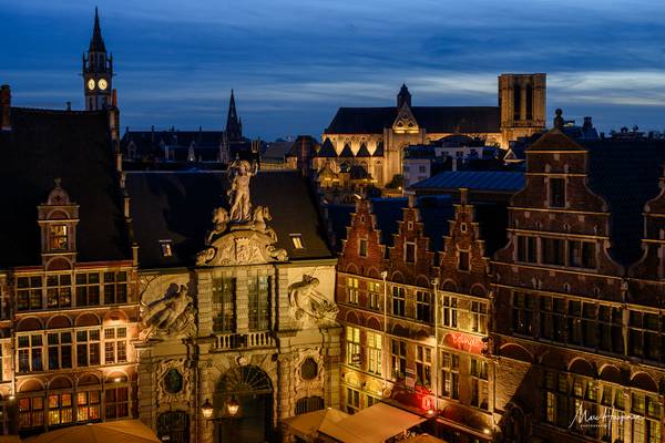 Ghent at blue hour