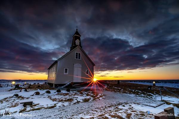 Strandarkirkja church  in Selvogur - Iceland