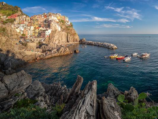 Manarola in golden light