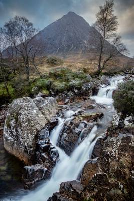 Buachaille Etive Mòr Waterfalls #2, Glen Etive, Scotland