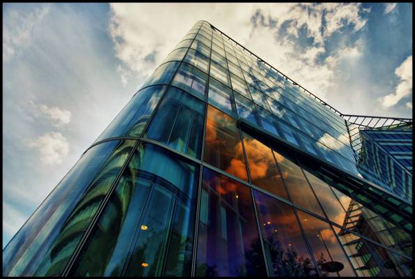 Building reflections, London