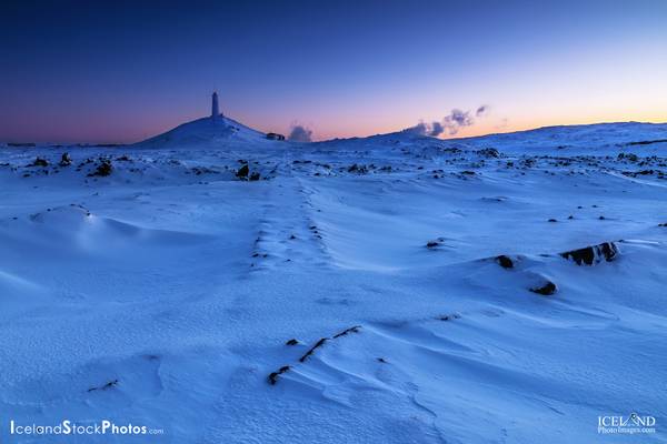 Reykjanesviti lighthouse │ Iceland Winter Landscape Photography.