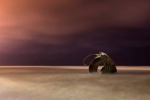 Sea Sculpture, Mary's Shell, Cleveleys, Lancashire