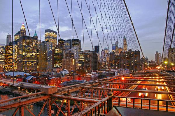 Manhattan from Brooklyn Bridge, NYC