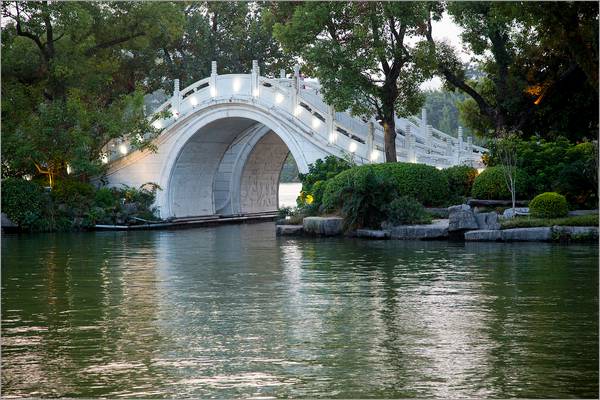 Humpbacked bridge in Guilin