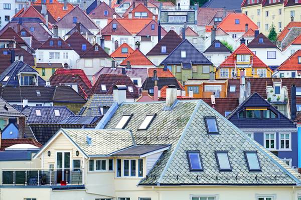 Roofs, roofs, roofs, Bergen, Norway