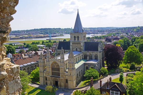 Rochester Cathedral from the Castle