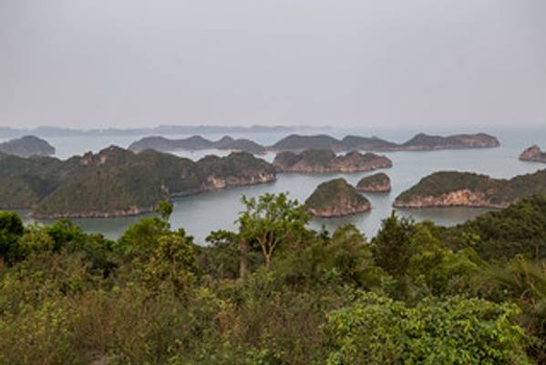 Lan Ha Bay from Cannon Fort