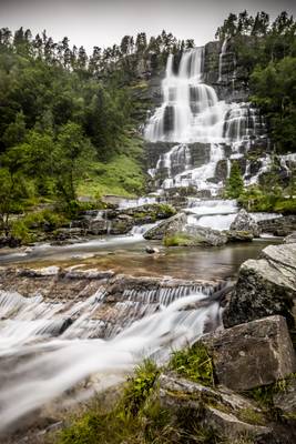 Tvindefossen Waterfall - Skulestadmo, Norway - Landscape photography