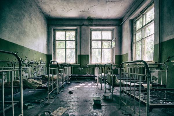 Abandoned Kindergarten in the  chernobyl exclusion zone