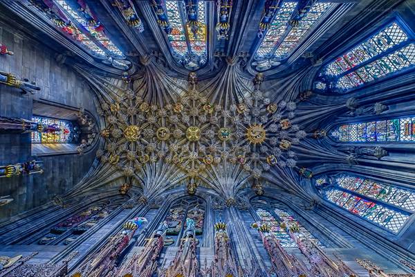 Ceiling of the Thistle Chapel in St. Giles Cathedral