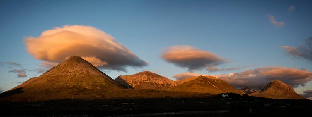 Red Cuillin sunset