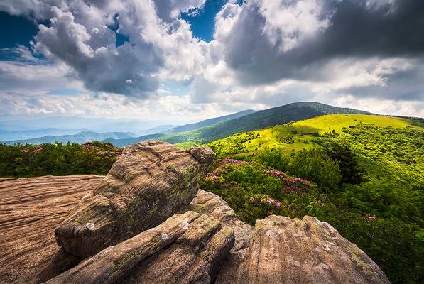 North Carolina Mountains Appalachian Trail Scenic Landscape Photography