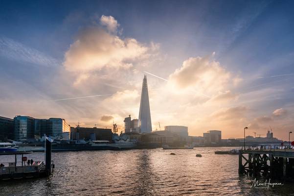 The launching of the Shard